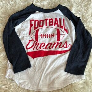 NWOT, chaser, boys, “football dreams” baseball top